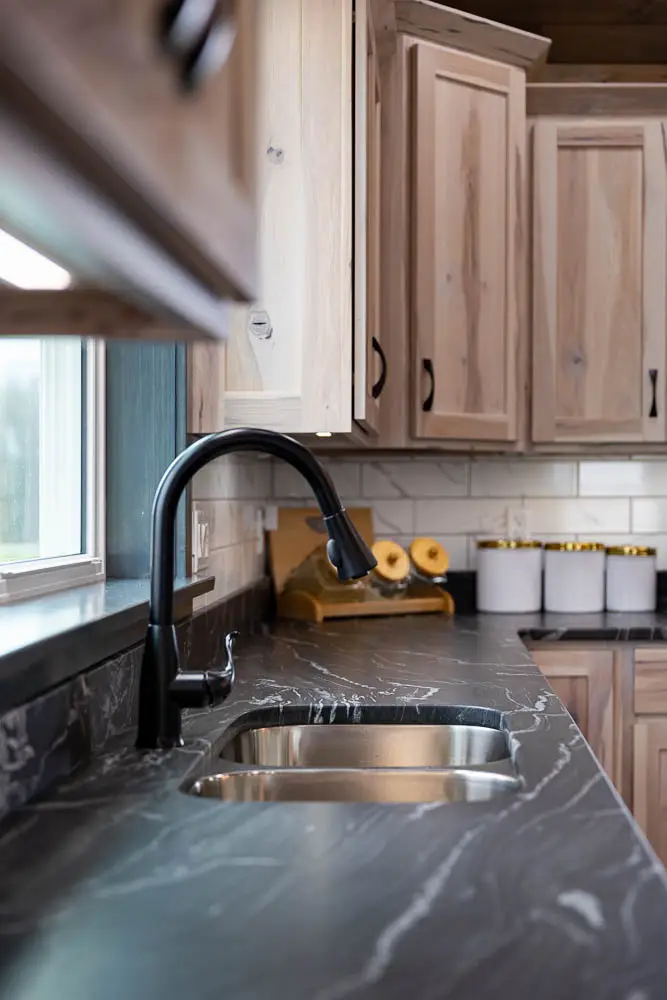 Sink in Kitchen with Granite Countertop from Unique Granite Worx